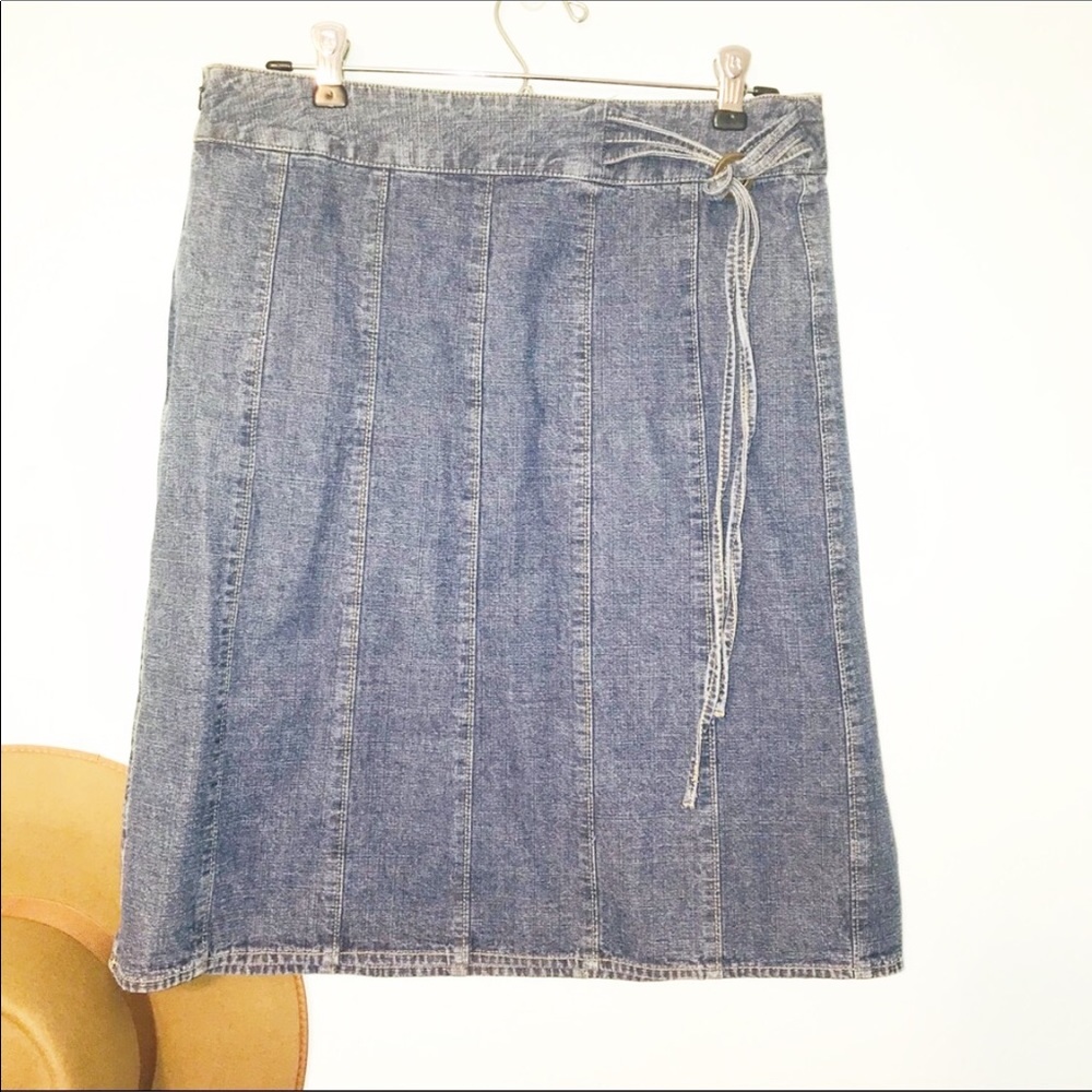 Calvin Klein a-line denim skirt 90’s vintage